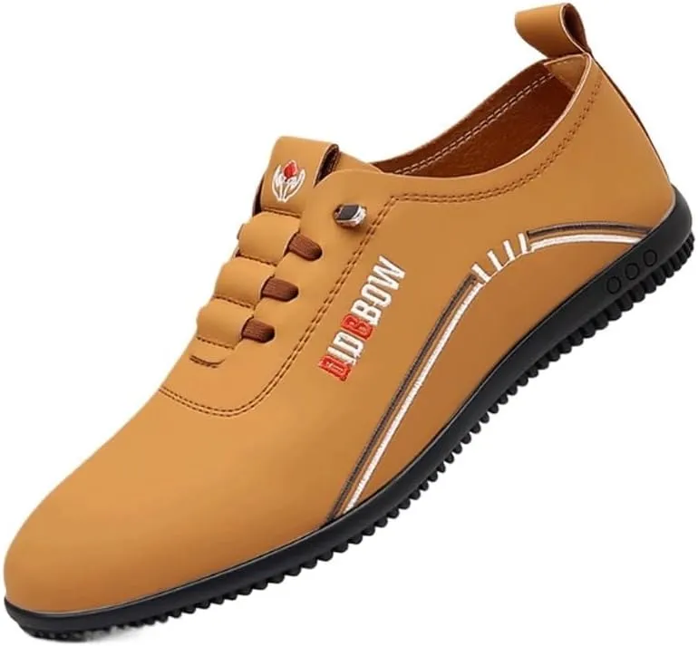 Men's Casual Walking Shoes Office Flats Lace Up Print Derby Oxford Shoes Men Oxfords Superior Flexural Leather Fashion Dress Shoes