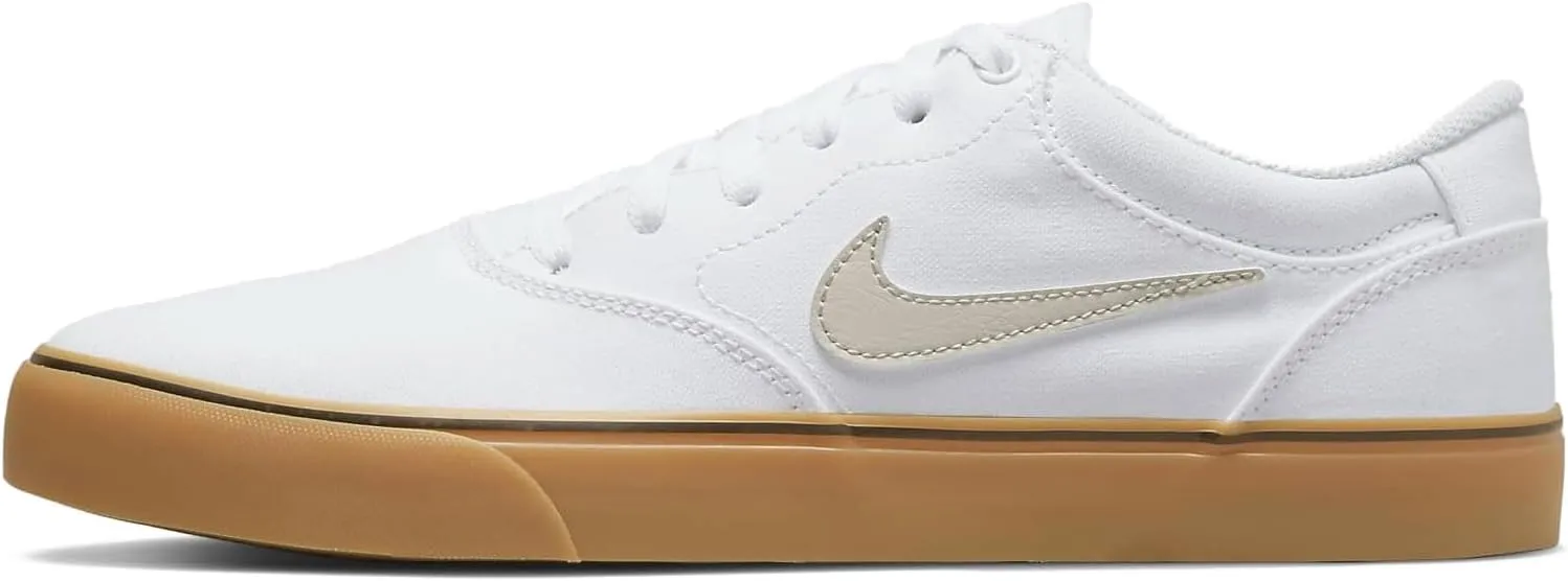 Nike SB Chron 2 Canvas (DM3494-105, White/White/Gum Light Brown/Light Bone) Size 6
