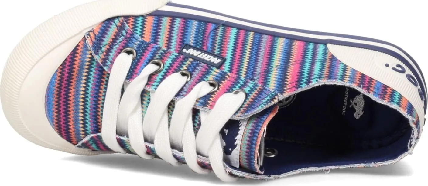 Rocket Dog Women's Jazzin Eden Stripe Cotton Walking Shoe
