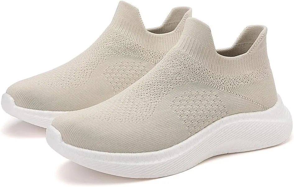 RUIDENG Walking Shoes for Women Nurse Slip Resistant Work Running Sneakers Loafers Platform Sneakers Comfortable Weight Light